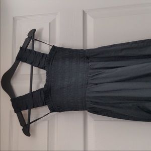 Abercrombie smocked bodice easy maxi dress